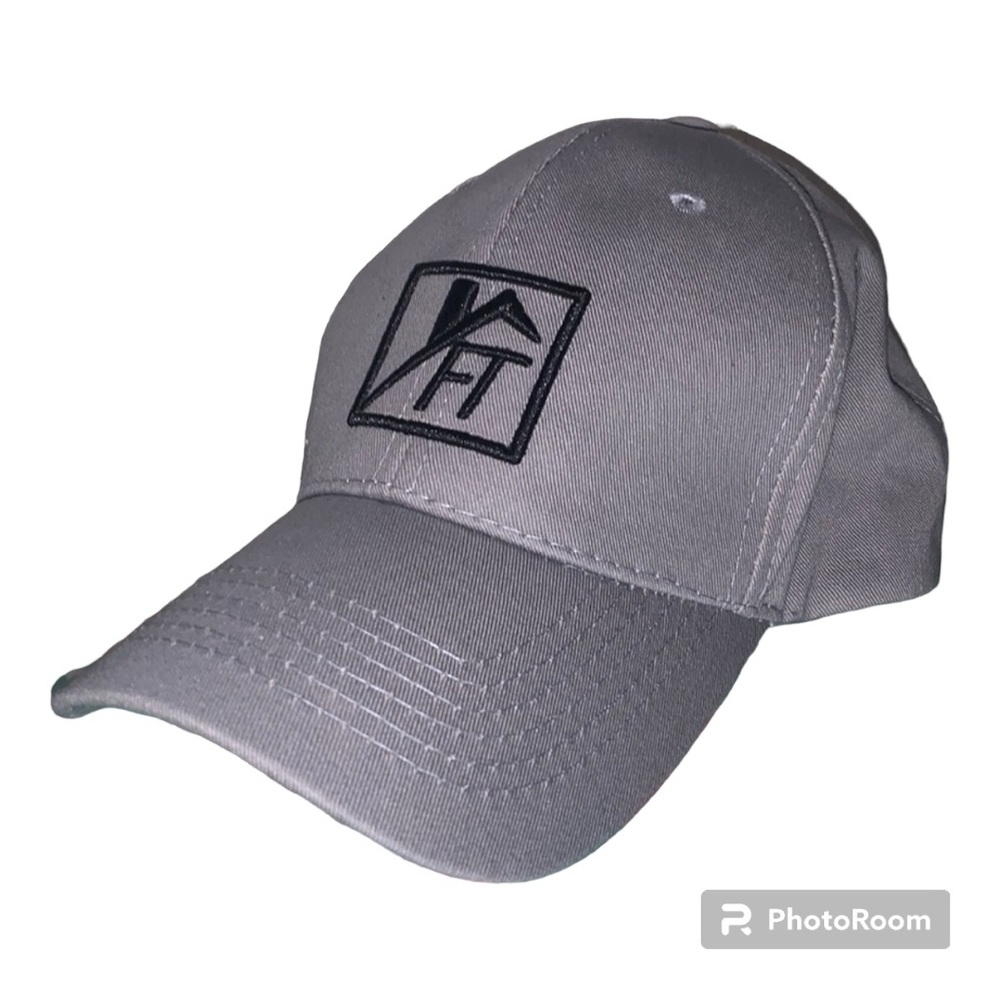 2/$14 💀| Men’s Grey Baseball Cap | FT Synthetics | Velcro Adjuster